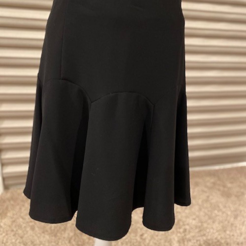 CeCe by Cynthia Steffe Women Black Flounce Skirt - Picture 5 of 9